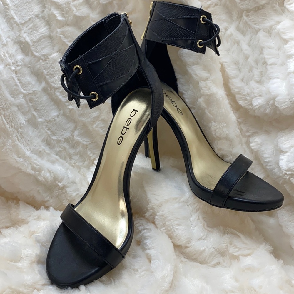 BEBE black heels